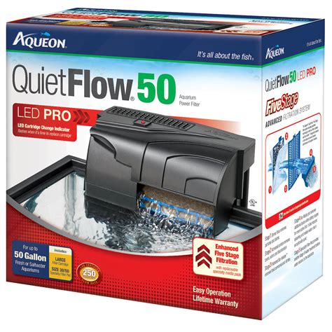 Aqueon Quietflow 50 Aquarium Power Filter Petco
