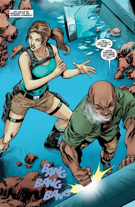 Read Online Lara Croft And The Frozen Omen Comic Issue 4