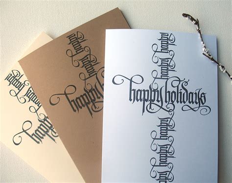 Maybe you would like to learn more about one of these? Calligraphy Christmas Cards on Behance