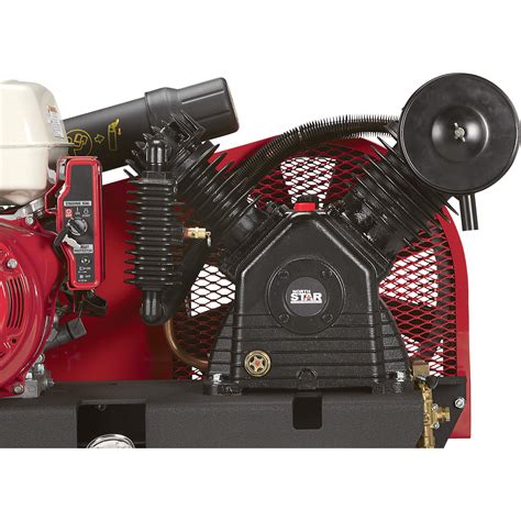 Northstar Portable Gas Powered Air Compressor — Honda Gx390 Ohv Engine