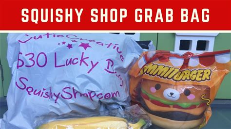 Squishy Shop 30 Lucky Grab Bag Feb 2019 Toy Tiny Youtube