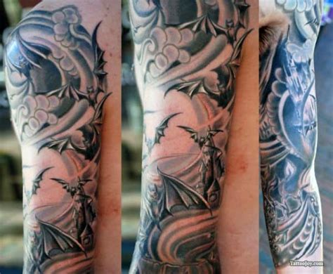 50 Bat Tattoo Designs For Men - Manly Nocturnal Design Ideas