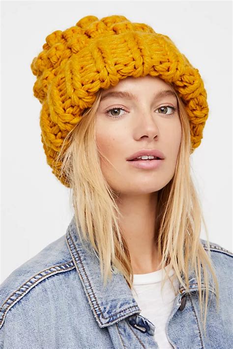 Chunky Bobble Knit Beanie Free People