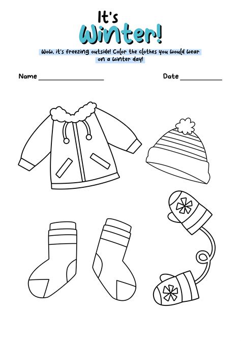 17 Clothing Printable Worksheets For Preschoolers Free Pdf At