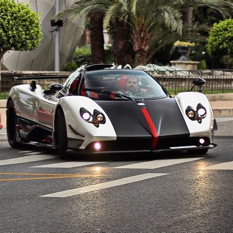 Pagani Zonda Cinque Roadster 3 Of 5 Painted In White W Exposed Carbon