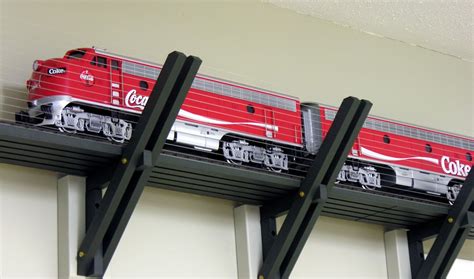 Ceiling clip for mounting track. Ceiling & Wall Suspended Train Layout | | Train layouts ...