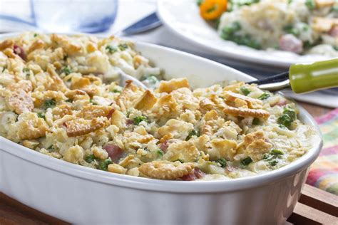 Baked in the oven in a cast iron skillet, it's a hearty and satisfying meal the whole family will love! Ham and Scalloped Potato Casserole | MrFood.com