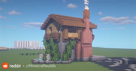 My Take On A Taverninn Minecraftbuilds Minecraft Small House Art