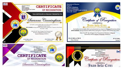 Free to download and print. Deped Cert Of Recognition Template : 17+ Certificate of Appreciation Templates | Free Printable ...