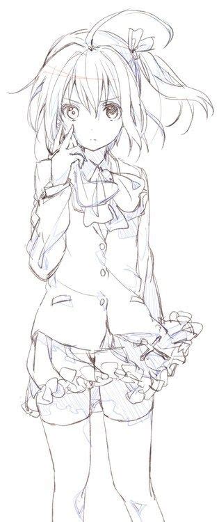 Rikka Takanashi ~otakuemiya Character Sketch Anime Character Drawing