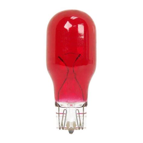 Feit Electric 4 Watt Red Colored T5 Wedge Dimmable Incandescent 12 Volt