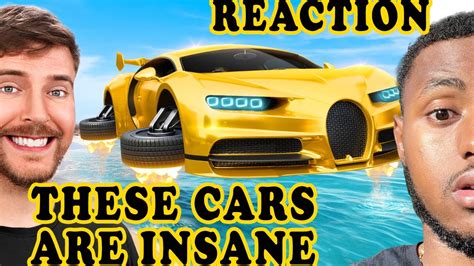 1 Car Vs 100000000 Dollar Car Mr Beast Reaction Youtube