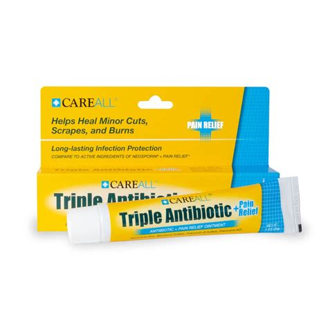 Buy Careall 1oz Triple Antibiotic Ointment Pain Dual Action Maximum