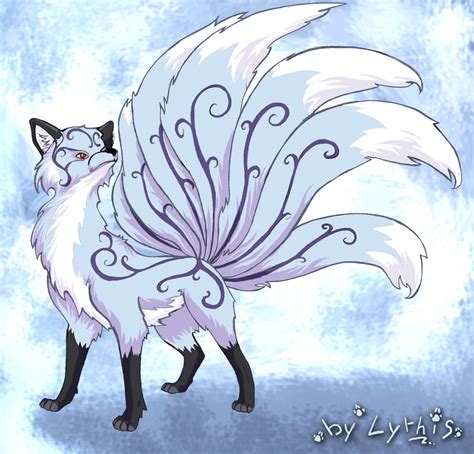 Anime Nine Tailed Fox Coloring Pages