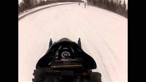 Snowmobiling With Gopro Hero 2 Helmet Cam Youtube