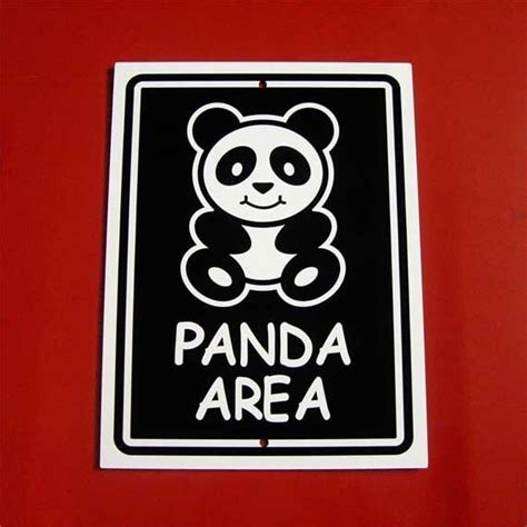 Items Similar To Panda Sign Panda Bear Sign On Etsy