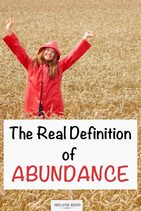 The Real Definition Of Abundance Ministry Of Hope By Melanie Redd