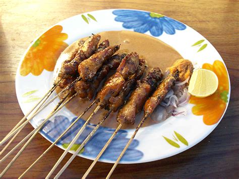Not only is it a street food, it can also be found on if you aren't fond of chicken, feel free to use beef, lamb, or goat instead. Satay - Wikipedia