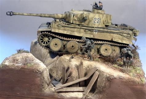 Tiger I At Kursk Military Diorama Kursk Model Tanks