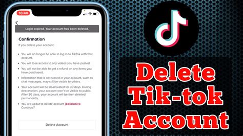 Because there is no update on that a. How to Delete Tik-Tok Account 2020 - YouTube