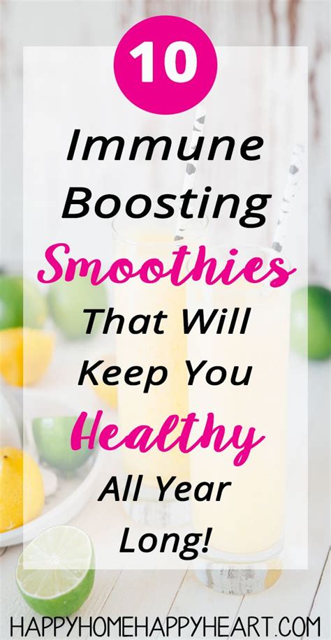 10 Immune Boosting Smoothies That Will Keep You Healthy All Year Long Immune Boosting Smoothie