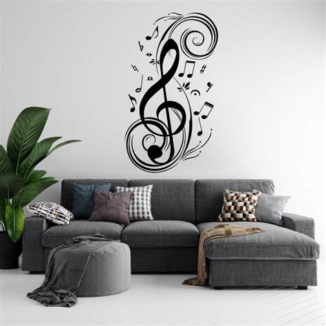 Maybe you would like to learn more about one of these? Musical Note Home Decor Music Wall Stickers Waterproof ...