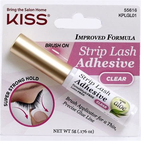 KISS Strip Eyelash Adhesive Clear Ounce Lash Adhesive Strip Lashes Eyelash Glue