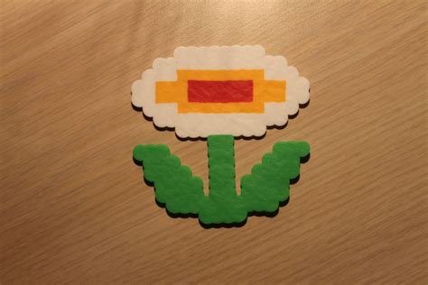 Super Mario Games Super Mario Bros Fire Flower Bead Sprite Hama