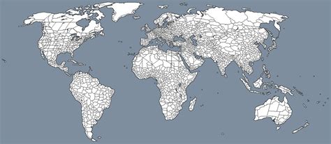 World Map Statesregionsprovinces Improved By Godofgold808 On Deviantart