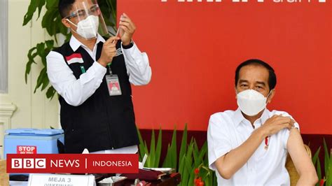 Usai Menerima Vaksin Kedua Presiden Joko Widodo Canangkan Target Satu