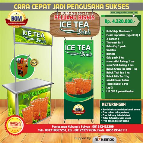 Contoh Spanduk Minuman Thai Tea