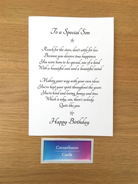 Parents only want the best for their sons, even if most. Card for adult son, special sons birthday, birthday card ...