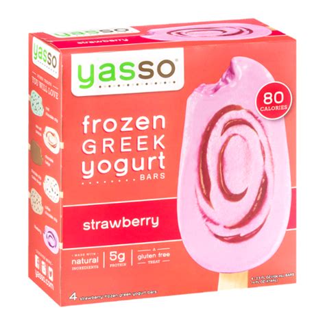 Yasso Frozen Greek Yogurt Bars Strawberry 4 Ct Reviews 2021