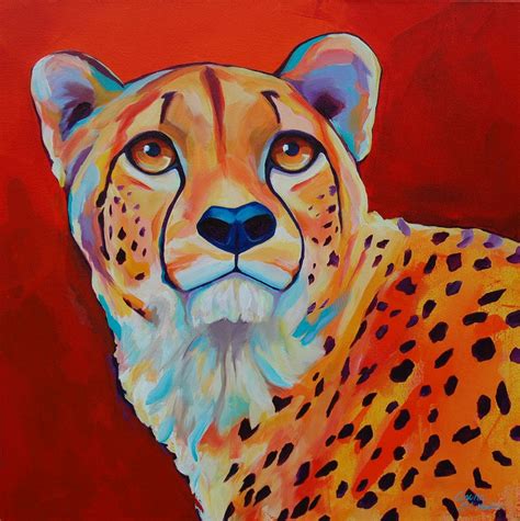 Cheetah Original Cheetah Giclee Print By Corina St Martin Pop