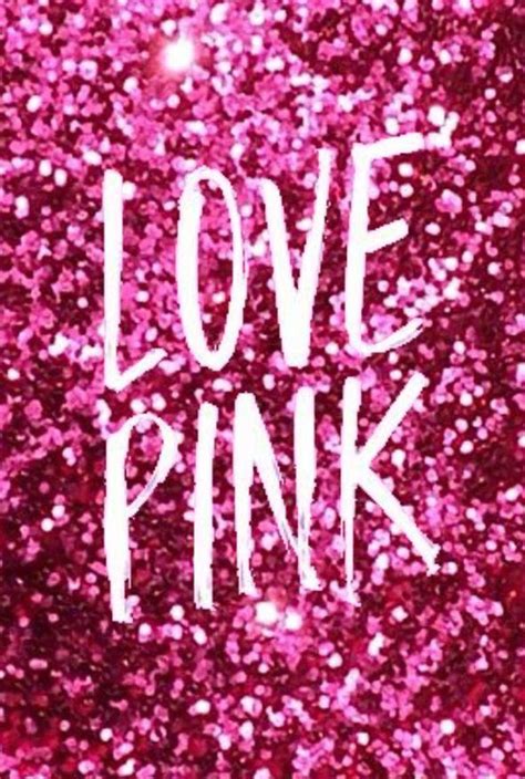 Victoria Secret Pink Glitter Logo
