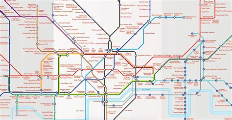 London Tourist Map With Tube Stations