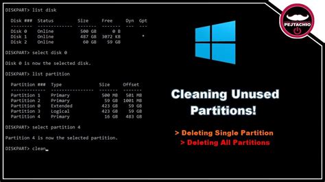 How To Delete A Single Disk Partition Or Clean All Disk Partitions In