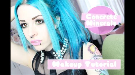 Makeup Tutorial ˖° Concrete Minerals - YouTube