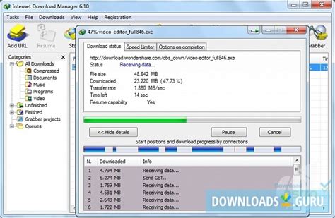 With this download software, you can speed up internet download manager (idm) features site grabber—a utility tool for windows computers. Download Internet Download Manager for Windows 10/8/7 (Latest version 2021) - Downloads Guru