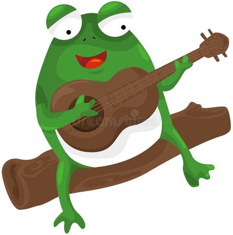 Cartoon Frog Guitar Stock Illustrations 127 Cartoon Frog Guitar Stock