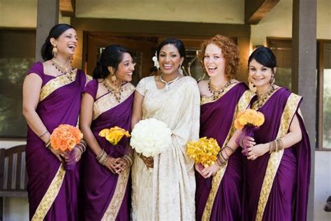 Bridesmaid Saris An Inspiration Marigold Events