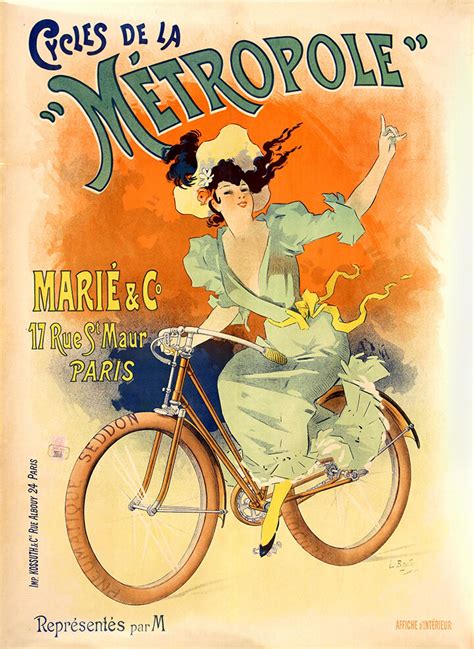 Cycles Metropole Vintage Bicycle Poster — Museum Outlets