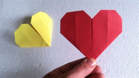 Origami CoraÇÃo De Papel Fácil E Simples De Fazer Youtube