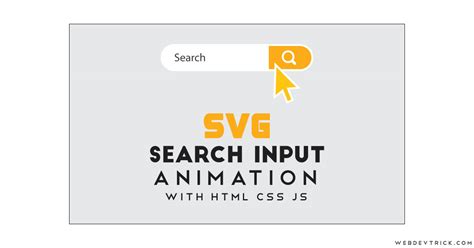 Download SVG Search Input Animation With HTML CSS JS | Animated ...
