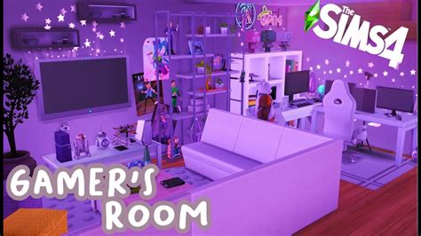 Gamingstreaming Room 🎮💜 The Sims 4 Speed Build No Cc Youtube