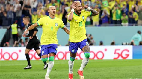 2022 World Cup Neymar Convert Penalty Kick Goal Vs South Korea