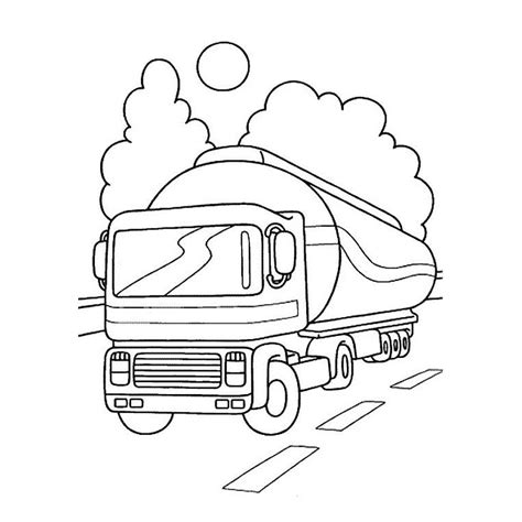 Dessin Camion #135573 (Transport) à colorier – Coloriages à imprimer