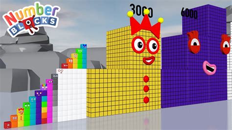 Numberblocks Step Squad 1 To 15 Vs 1000 To 120000 Youtube