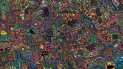 Desktop wallpaper 3d abstract colorful doodle drawing small. Doodle Wallpapers - Wallpaper Cave