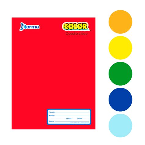 Cuaderno Forma Francesa Norma Color Raya 100 Hojas Cosido Office